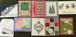 Garnett Photo of 10 homemade Christmas cards